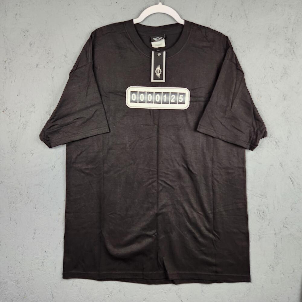 MINI Shirt Mens XL Black Limited Edition Dealer Tee Numbered Odometer Graphic